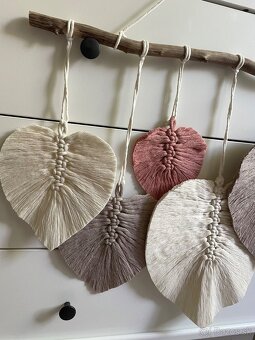 Macrame obraz lístky 72x48cm - 2