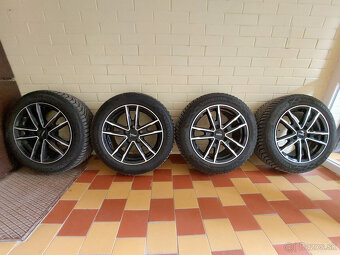 Disky Dezent R16 5x114,3+zimné pneu Vredestein 205/55+TPMS - 2
