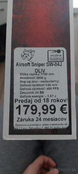 Airsoft sniper SW-04 na predaj - 2
