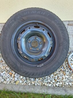 Zimná sada na diskoch 175/70r14 Ibiza, Fabia, Pólo. - 2
