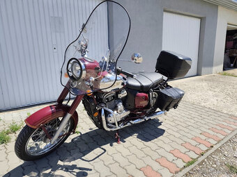 Jawa 300CL , plexi , ťažné , kufor, brašne - 2