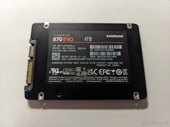 Samsung 870 EVO 4TB, 2,5", SATA III - 2