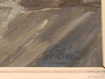 Obraz AKT na lenošce, olejomalba 48x67 - 2