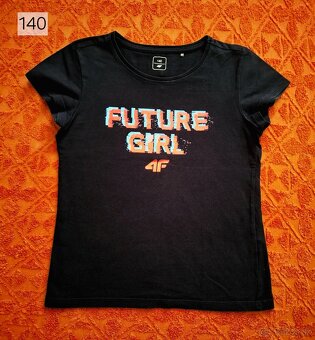 Dievčenské zateplené nohavice 140 - 2