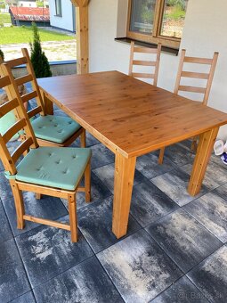 Jedálenský stôl so stoličkami - 2