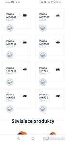 Naplne do tlačiarne Canon PGI550 a CLI551 - 2