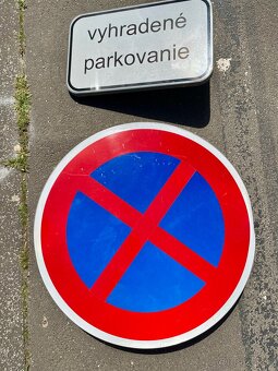 Značka vyhradené parkovanie ŤZP - invalid komplet - 2