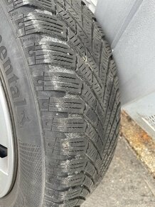 4ks Conti TS860 195/65 R16 +plechy orig VW golf 5 - 2