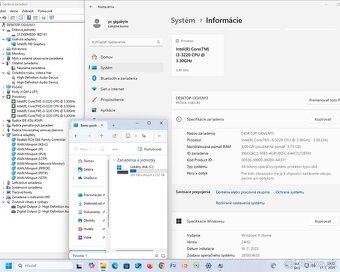 Predám kancelárski pc z i3 4gb ram 250 gb hdd win 11 - 2