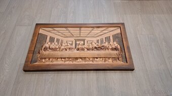 Predám krásny obraz posledná večera ako v ráme - 2