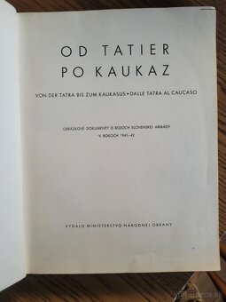 Od Tatier po Kaukaz Cincík 1943 KOMPLET rare - 2