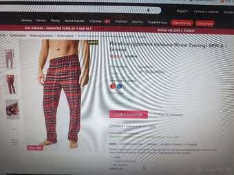 Pyžamové nohavice zn.Astratex v.XL - 2