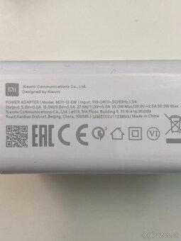 Nabíjačka Xiaomi Adaptér MDY-12-EW 55W - 2