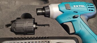 Extol sada / vŕtačka a rázový uťahovač / - 2