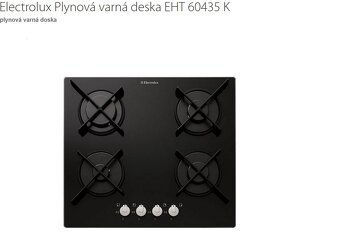 Predám nové ELEKTROLUX elektr. rúra + plynová varná doska - 2