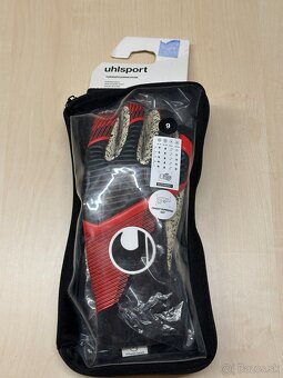 Brankárske futbalové rukavice-Uhlsport Powerline Sprgrp+Fs - 2