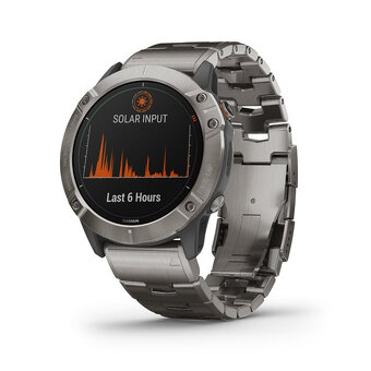 Predam Garmin fenix 6X PRO Solar, Titanium/Black Band - 2