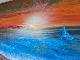 Abstraktný obraz 100x70 cm K - 2