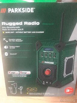 Aku stavebné radio Parkside - 2