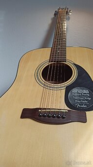 Predám akustickú gitaru Fender D-60 s púzdrom - 2