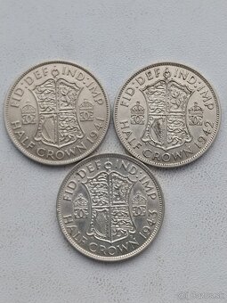 Strieborne mince Anglicke - 2