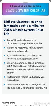 Sada na laminaciu obočia a mihalníc - 2