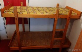Detská poschodová posteľ z masívu - 2