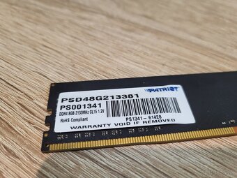 Patriot DDR4 8GB 2133 MHz, CL15, PSD48G213381 - 2