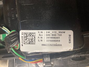 funkčný riadiaci modul pracky Beko číslo dielu sw_v72_950w - 2