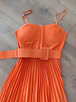 Oranzove letne saty - 2