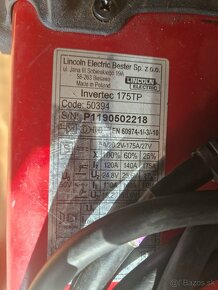 Predám zváračku TIG Lincoln Invertec 175TP - 2