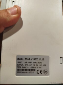 Frekvenčný menič 400V 3f - 2