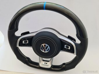 VOLANT VOLKSWAGEN R RLINE GTI - PERFOROVANA KOZA / KARBÓN - 2