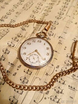 Strieborné ART-DECO hodinky v peknom stave - 2