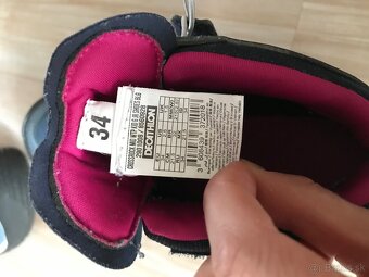 Predam 2x obute nepremokave topanky vel. 34 - 2