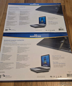 Chladiaca podložka Manhattan pod notebook, tri ventilátory - 2