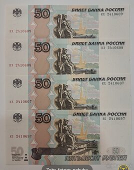 Mince bankovky Rusko  UNC - 2