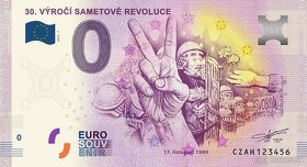 0 euro bankovka / 0 € souvenir - české - 2