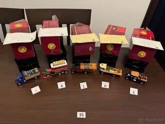 4 cast - Matchbox Yesteryear, Matchbox Dinky ZLACNENE - 2