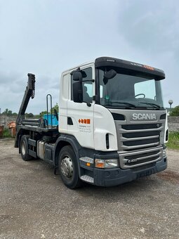 Ramenovy nosič kontajnerov,Retazový nosič Scania 410 - 2