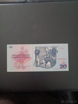 Bankovka 20kcs 1970 - 2