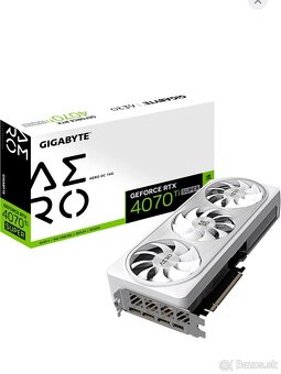Predám Gigabyte RTX 4070 ti super OC Aero - 2