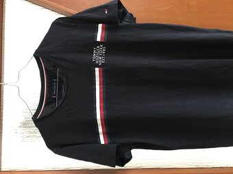 TOMMY HILFIGER originál black pánske tricko L - 2