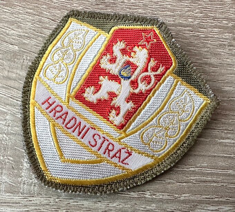 Hradná hradní stráž nášivka  ČSSR - 2