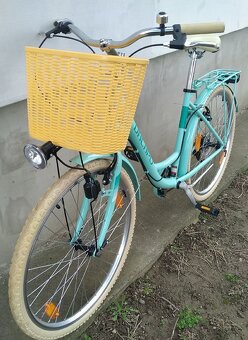 Dámsky mestský bicykel s košíkom - 2