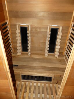 infra sauna pre 3 osoby do interieru vyrobena na zakazku - 2