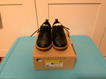 Elegantné kožené poltopánky ZARA, veľ 28 - 2