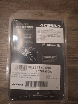 Chránič výfuku čierny Acerbis - 2