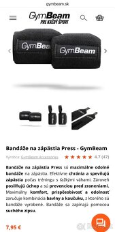 Bandáže na zápästie Gymbeam - 2