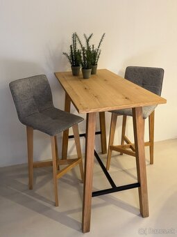 Predam dubovy barovy set - 2